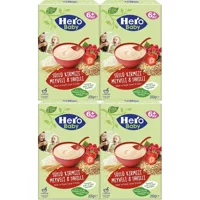 Hero Baby Tahıllı Kırmızı Meyveli Sütlü Kaşık Maması 4x200 gr