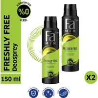 Fa Freshly Free Pudrasız Ter Önleyici Sprey Kadın Deodorant 2x50 ml