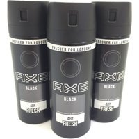 Axe Black Suede Pudrasız Sprey Erkek Deodorant 3x150 ml