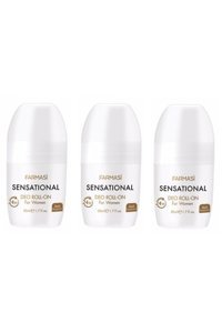 Farmasi Sensational Pudrasız Ter Önleyici Antiperspirant Roll-On Kadın Deodorant 3x50 ml