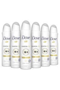 Dove Invisible Dry Pudrasız Ter Önleyici Antiperspirant Sprey Kadın Deodorant 6x150 ml