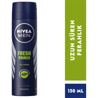 Nivea Fresh Power Pudrasız Ter Önleyici Antiperspirant Sprey Erkek Deodorant 150 ml