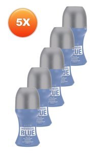 Avon Individual Blue Pudrasız Ter Önleyici Antiperspirant Roll-On Erkek Deodorant 5x50 ml