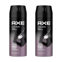 Axe Black Night Pudrasız Ter Önleyici Sprey Erkek Deodorant 2x150 ml