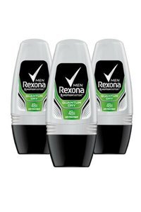 Rexona Men Quantum Dry Pudrasız Ter Önleyici Antiperspirant Roll-On Erkek Deodorant 3x50 ml