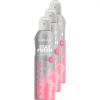 Farmasi Stay Fresh Pudrasız Ter Önleyici Sprey Kadın Deodorant 3x150 ml