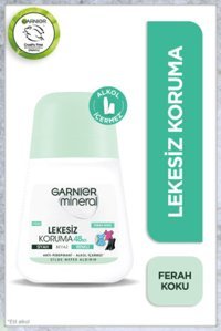 Garnier Mineral Lekesiz Koruma Pudrasız Ter Önleyici Antiperspirant Roll-On Kadın Deodorant 50 ml
