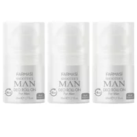 Farmasi Shooter's Pudrasız Ter Önleyici Antiperspirant Roll-On Erkek Deodorant 3x50 ml