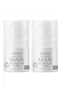 Farmasi Shooter's Pudrasız Ter Önleyici Antiperspirant Roll-On Erkek Deodorant 2x50 ml