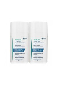 Ducray Hidrosis Control Pudrasız Ter Önleyici Organik Antiperspirant Roll-On Unisex Deodorant 2x40 ml