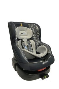My Baby Melita Isofixli 9-18 kg Yatabilen Yükseklik Ayarlı Çift Yönlü Oto Koltuğu Gri Siyah