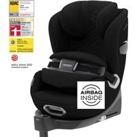 Cybex Anoris T Isofixli-Emniyet Kemerli 360 Derece Dönen 9-21 kg Yatabilen Sürüş Yönü-Sürüş Yönü Tersi Oto Koltuğu Siyah