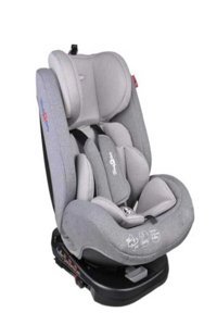 Baby2Go 2366 Avangarde Isofixli 360 Derece Dönen 0-36 kg Yatabilen Yükseklik Ayarlı Çift Yönlü Oto Koltuğu Gri