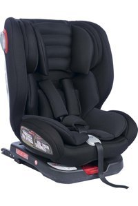 Tommy Baby Creative Isofixli-Emniyet Kemerli 360 Derece Dönen 0-36 kg Yatabilen Yükseklik Ayarlı Çift Yönlü Oto Koltuğu Antrasit