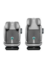 Casual Class Fix R129 Isofixli-Emniyet Kemerli 15-36 kg Yatabilen Sürüş Yönü Oto Koltuğu Gri