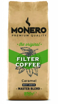 Monero Karamelli Öğütülmüş Filtre Kahve 250 gr
