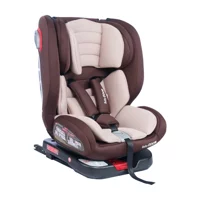 Baby Door Airfox Isofixli 360 Derece Dönen 0-36 kg Yatabilen Yükseklik Ayarlı Çift Yönlü Oto Koltuğu Kahverengi