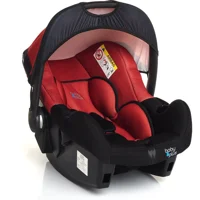 Baby Plus Beone Sp Lüx Emniyet Kemerli 0-13 kg Yükseklik Ayarlı Sürüş Yönü Tersi Oto Koltuğu Kırmızı Siyah