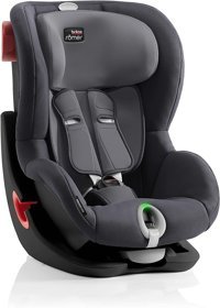 Britax Römer King II LS Emniyet Kemerli 9-18 kg Yatabilen Sürüş Yönü Oto Koltuğu Gri