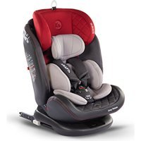 Kraft Easy Rotate Isofixli 360 Derece Dönen 0-36 kg Yatabilen Yükseklik Ayarlı Sürüş Yönü Oto Koltuğu Kırmızı