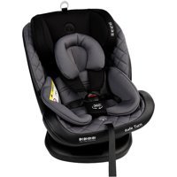 Kraft Safe Turn Isofixli 360 Derece Dönen 0-36 kg Yatabilen Yükseklik Ayarlı Çift Yönlü Oto Koltuğu Gri