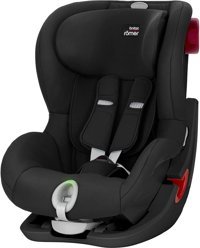 Britax Römer King II LS Emniyet Kemerli 9-18 kg Yatabilen Sürüş Yönü Oto Koltuğu Siyah