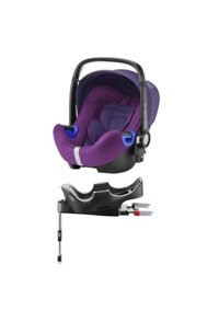 Britax Römer Baby Safe Isofixli-Emniyet Kemerli 0-13 kg Yatabilen Sürüş Yönü Oto Koltuğu Mor