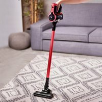 Karaca Vantuz Slim X10 Kuru 140 W Kablosuz Şarjlı Dikey Süpürge Kırmızı