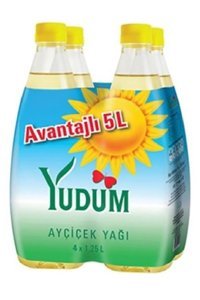 Yudum Pet Ayçiçek Yağı 4x1.25 lt
