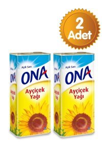 Ona Teneke Ayçiçek Yağı 2x5 lt
