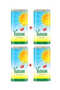 Yudum Teneke Ayçiçek Yağı 4x4 lt