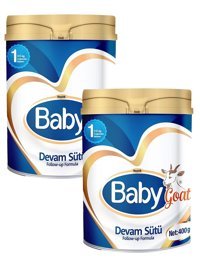 Baby Goat Keçi Sütlü Yenidoğan Probiyotikli 1 Numara Devam Sütü 2x400 gr