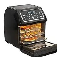 Hanying Airfryer 12 lt Tek Hazneli Yağsız Sıcak Hava Fritözü Siyah