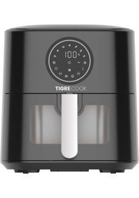 Tigre Cook AFT05001C Airfryer 5 lt Tek Hazneli Izgara Yapan Led Ekranlı Yağsız Sıcak Hava Fritözü Siyah