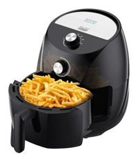 Kıtchen Move Tornado Airfryer 3.5 lt Tek Hazneli Yağsız Sıcak Hava Fritözü Siyah