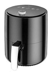 Wanwen Airfryer 4.5 lt Tek Hazneli Izgara Yapan Yağsız Sıcak Hava Fritözü Siyah