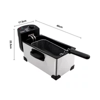 Amelia Airfly Xxl Smart AF80B-R-1 Airfryer Tek Hazneli Led Ekranlı Fritöz Gümüş
