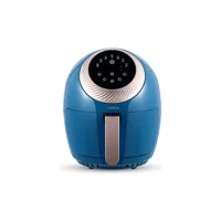 Konka Airfryer 0.9 lt Tek Hazneli Led Ekranlı Yağsız Sıcak Hava Fritözü Mavi