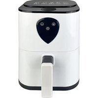 China Dolls Airfryer 5 lt Tek Hazneli Izgara Yapan Led Ekranlı Yağsız Sıcak Hava Fritözü Beyaz