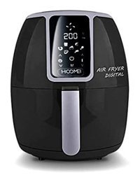 Hoomeı HM-5378B Airfryer 4.5 lt Tek Hazneli Led Ekranlı Yağsız Sıcak Hava Fritözü Siyah