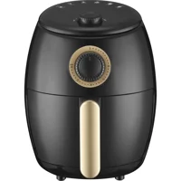 Eco Life Airfryer 2 lt Tek Hazneli Yağsız Sıcak Hava Fritözü Siyah