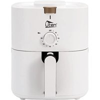 Uten Airfryer 4 lt Tek Hazneli Yağsız Sıcak Hava Fritözü Beyaz