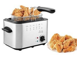 Osmari 1.5 lt Tek Hazneli Yağlı Fritöz Gümüş
