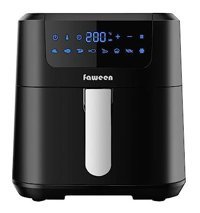 Faween AF-50Cd Airfryer 5 lt Tek Hazneli Izgara Yapan Led Ekranlı Yağsız Sıcak Hava Fritözü Siyah
