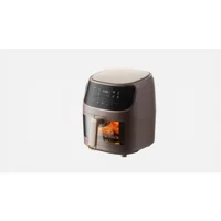 Coco Airfryer 6 lt Tek Hazneli Izgara Yapan Led Ekranlı Yağsız Sıcak Hava Fritözü Gri