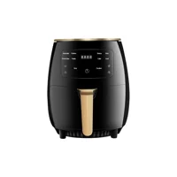 Coco Airfryer 6 lt Tek Hazneli Izgara Yapan Led Ekranlı Yağsız Sıcak Hava Fritözü Siyah