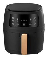 Nqyzzfd Airfryer 6 lt Izgara Yapan Led Ekranlı Yağsız Sıcak Hava Fritözü Yeşil