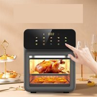 Lele Airfryer 20 lt Tek Hazneli Led Ekranlı Yağsız Sıcak Hava Fritözü Siyah