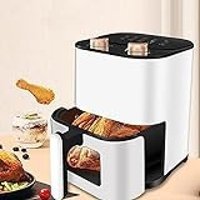 To Die For Airfryer 5 lt Tek Hazneli Led Ekranlı Yağsız Sıcak Hava Fritözü Beyaz
