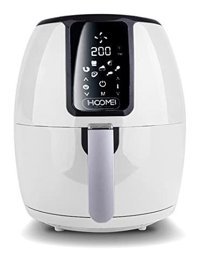 Hoomeı HM-5378W Airfryer 4.5 lt Tek Hazneli Led Ekranlı Yağsız Sıcak Hava Fritözü Siyah